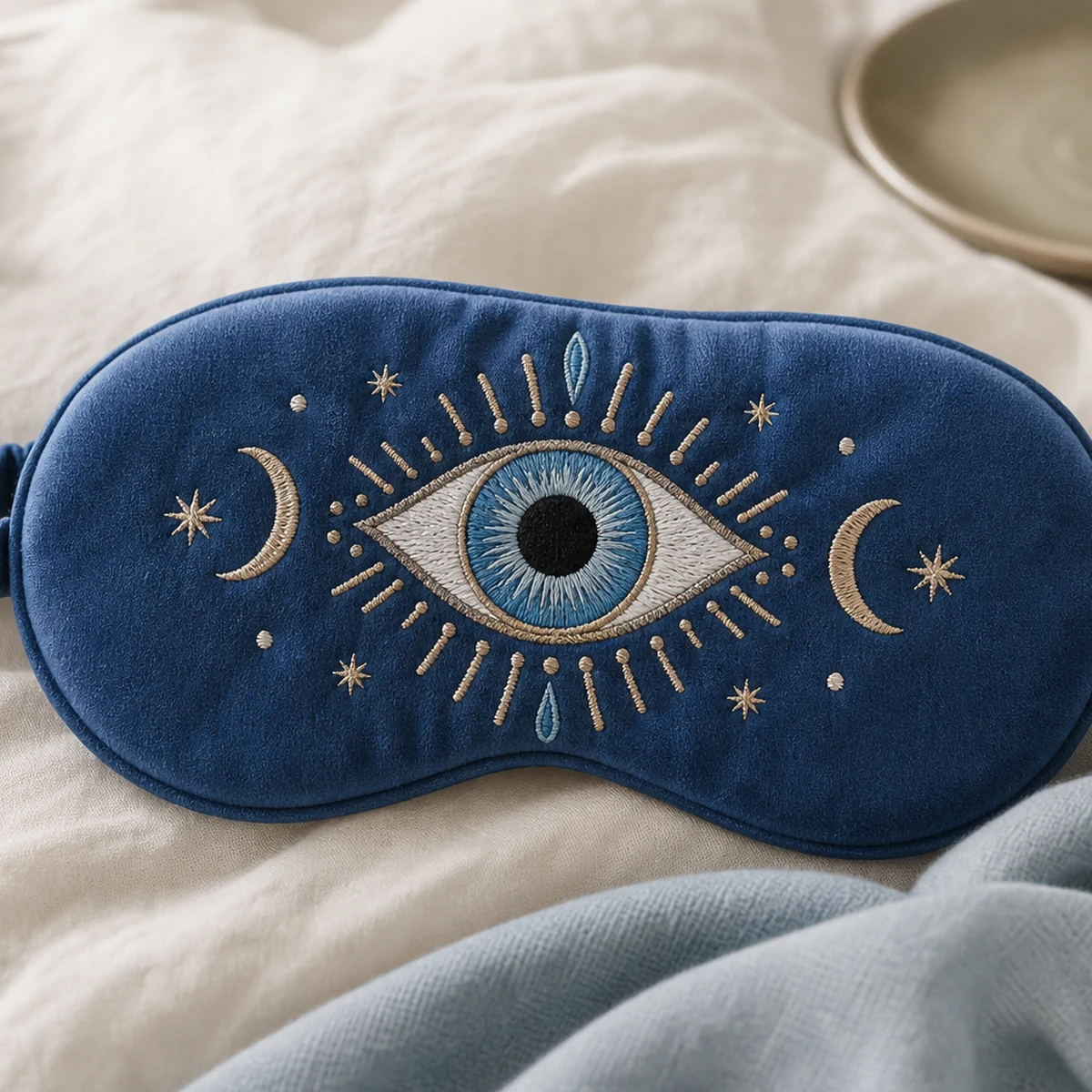 Calm Waters Evil Eye Blue Eye Mask