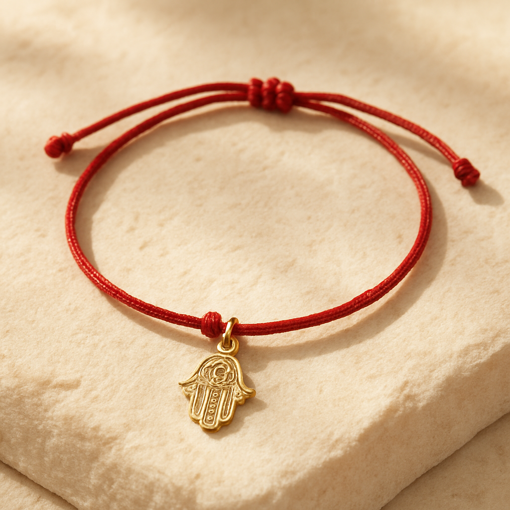 Red string bracelet for protection and good luck